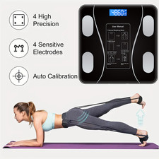 Smart Weight Scale Body Digital Bathroom Scale BMI Bluetooth Body Fat Scale US