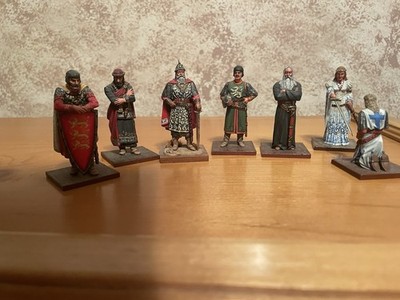 St. Petersburg painted, High Quality,King Arthur set(7 figures) 54mm