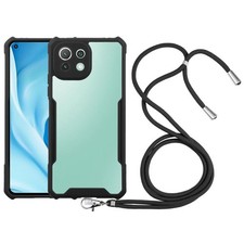 Mobile phone chain for Xiaomi Mi 11 Lite phone case protective cover with strap