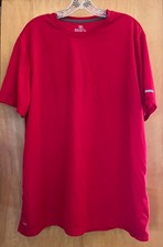 MENS ATHLETIC WORKS RED REGULAR FIT QUICK DRY...