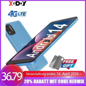 Dual SIM Smartphone Android14 5,5'' Handy Ohne Vertrag Octa Core IPS DE