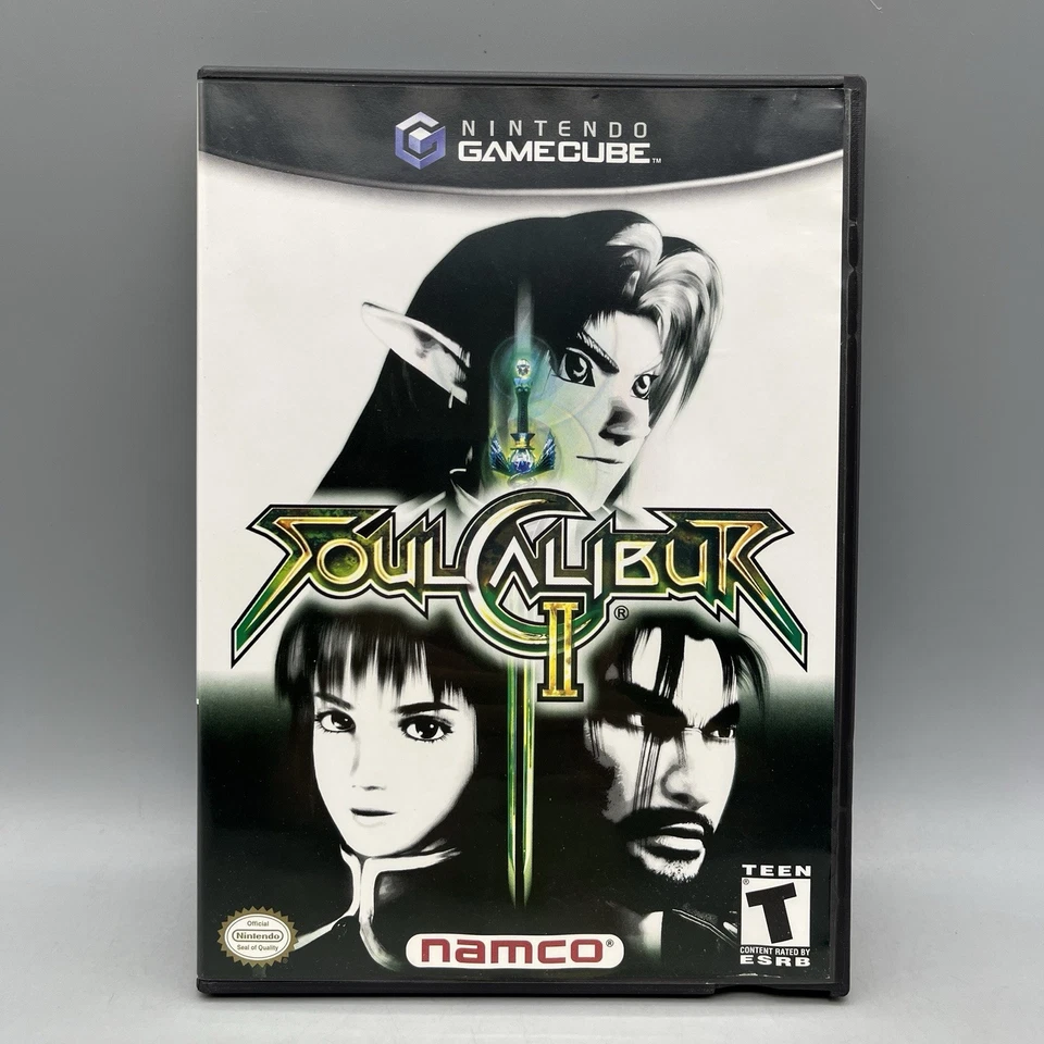 Soul Calibur II (Nintendo GameCube) COMPLETO EN CAJA + Tarjeta Reg - REACONDICIONADO - BUENO Foto 2 de 4