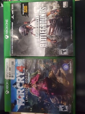 LOT OF 2: Playerunknown's Battlegrounds + FAR CRY 4 LIMITED EDITION Xbox One
