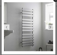 Towelrads Perlo Straight Heated Towel Rail 1200x500mm - Chrome - 120907