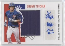 2018 Panini USA Baseball Stars & Stripes 6/10 Chung Yu Chen #CTSS-CY Auto jc3