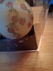 Vintage Hand Crafted Mouth Blown Glass Ornament Designer Studios Pinkflowers And — photo 5
