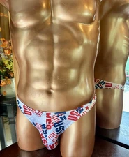 Medium USA Print Thunderdome Posing Bikini made in the USA MaryAngel Boutique