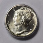 1931-D 10c Mercury Dime PCGS MS64FB OGH RATTLER!!!