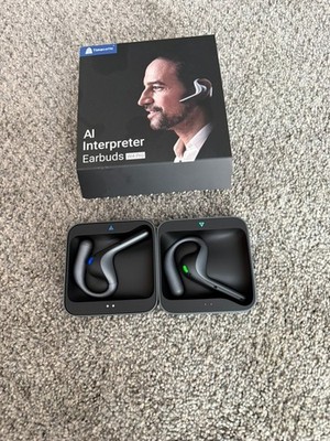 Timekettle W4 Pro AI Interpreter Earbuds Complete Tested Only Open Box
