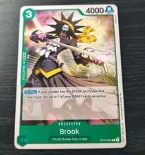 One Piece CCG Brook Carrying On His Will C Card OP13-034 NM