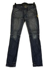 G-Star Raw Elwood Heritage Embro Narrow Jeans Damen W28 L34 Blau Denim Hose WMN