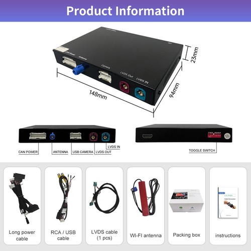 Wireless Carplay Wireless Android Auto for BMW 1 2 3 4 Series F20 F21 F22 F23... - Picture 7 of 7