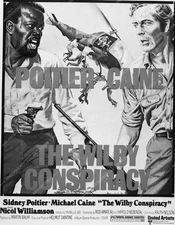 9900-02 ad still Sidney Poitier Michael Caine The Wilby Conspiracy 9900-02 9900-