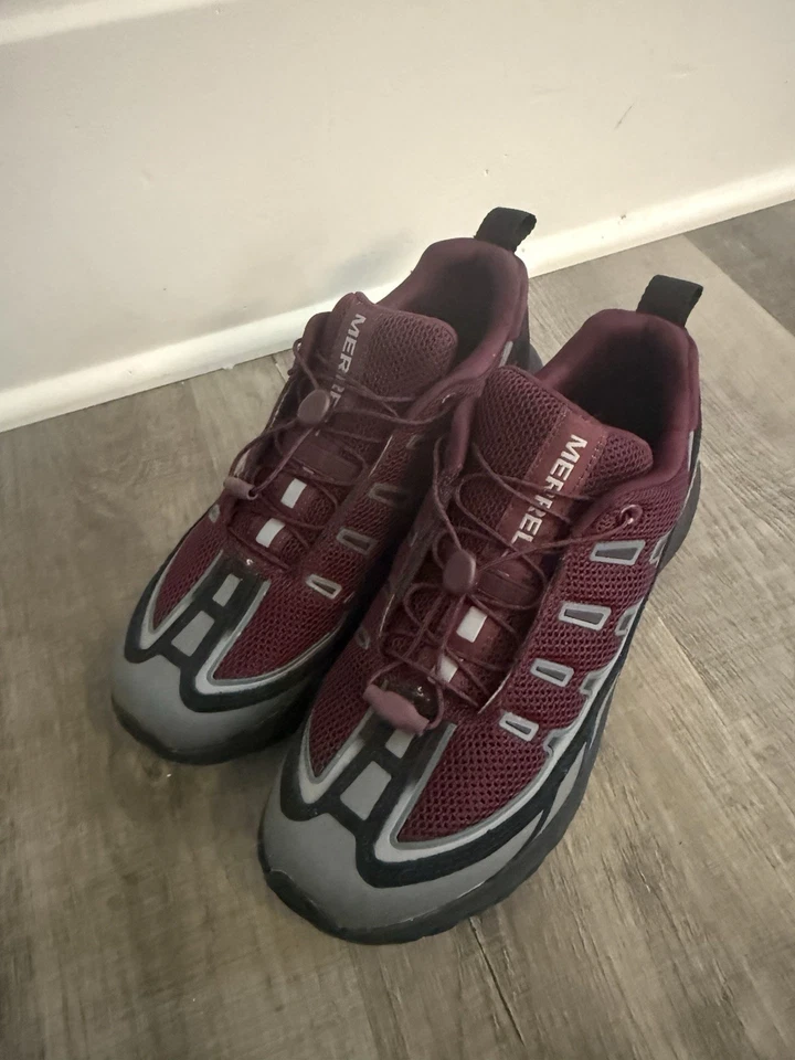 Tênis de caminhada Merrell feminino Agility Peak 5 Trek tamanho 7.5 corrida trilha - Imagem 2 de 4