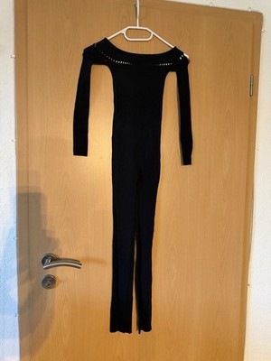     White Fox Seamless Carmen Jumpsuit   Neu/Top Zustand   O/S   Schwarz