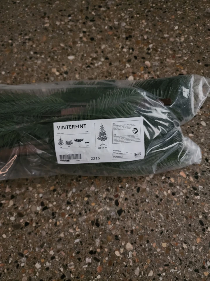 IKEA VINTERFINT Artificial Christmas Tree 59" Indoor Outdoor Holiday Decoration  - Image 3 of 3