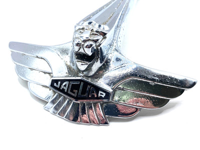 50er Jahre Jaguar MK VII Auto Motorhaube Maskottchen - Original Wilmot Breeden Hood Ornament