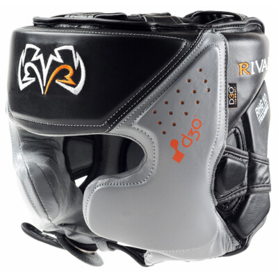 Rival Boxing RHG10 Intelli-Shock d30 Headgear - Black/Gray | eBay