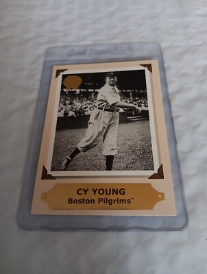 Cy Young Fleer Greats of the Game 2001 Retrospection Collection Boston Pilgrims