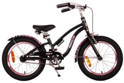 Miracle 16 Pouces Vélo Enfant Noir 4-6 Ans Vélo Main Frein à