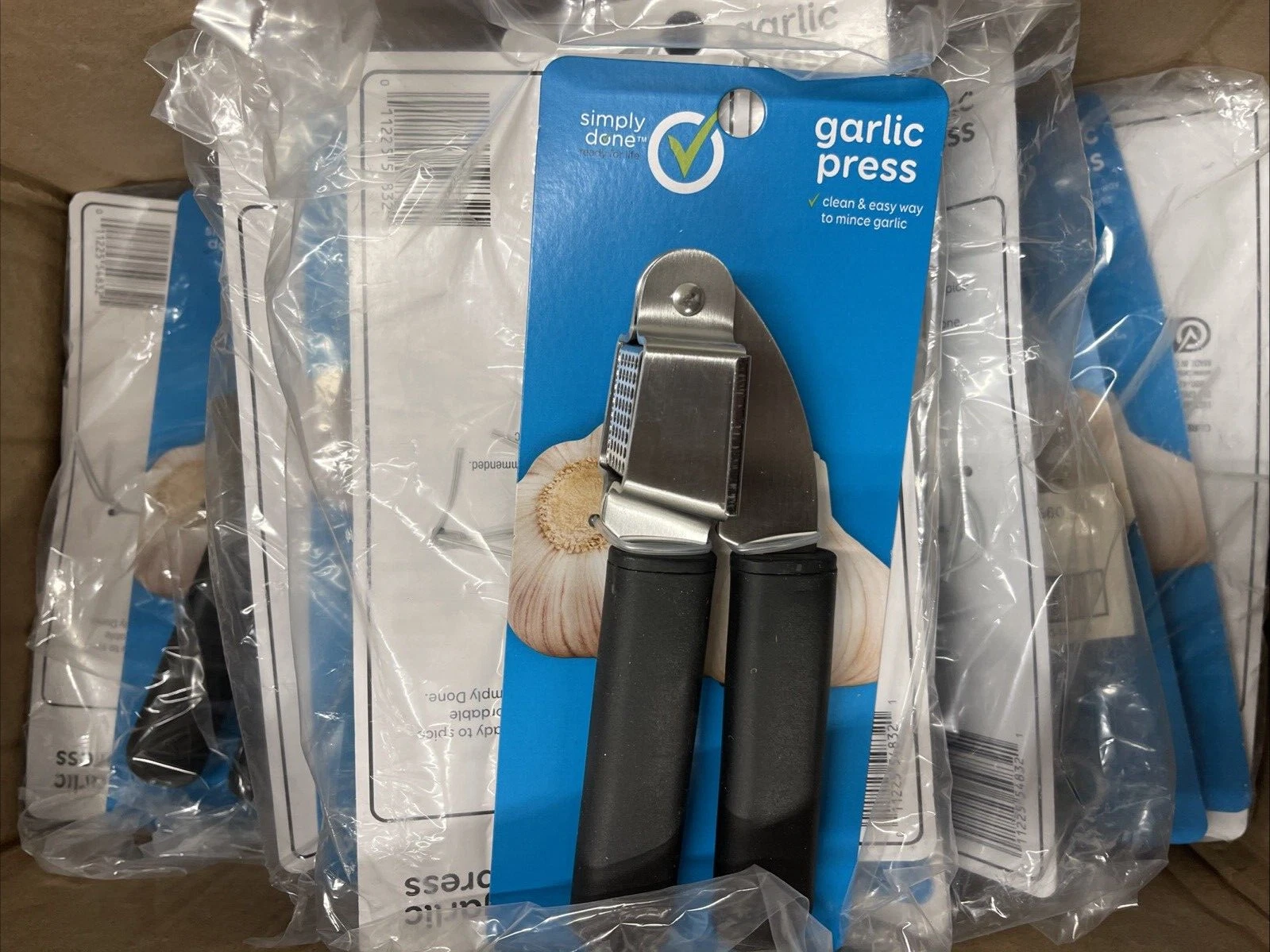 72 Pieces Simply Done High Quality Garlic Presses for Mincing Retail Packaged