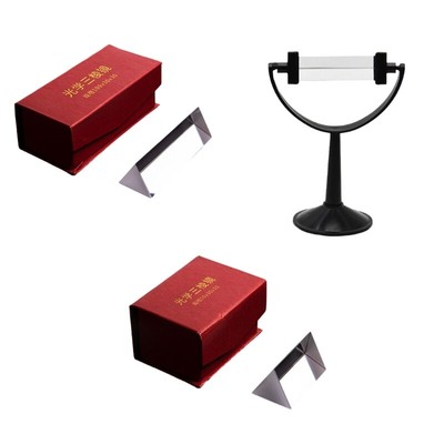 Triples Prism Crystal Glass Photographic Prisme Triangular Prism for School