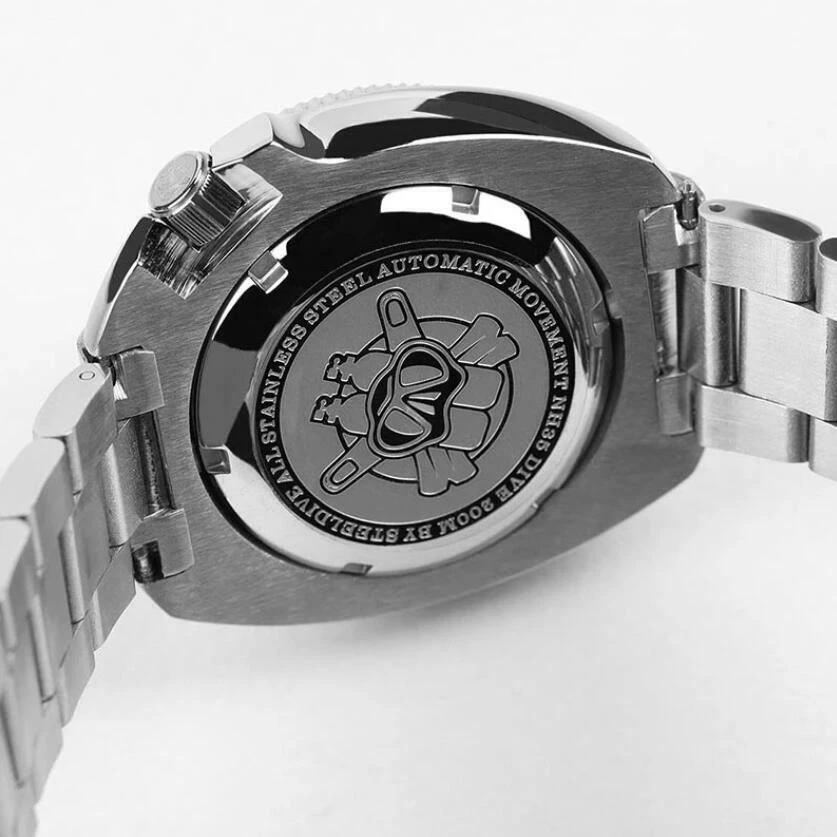 STEELDIVE NH35 Automatic Watch 200m Diver Mechanical Mens Watch Sapphire