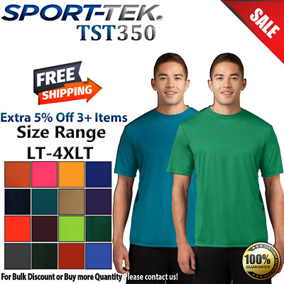 #ad #ad Sport Tek TST350 Mens Big amp; Tall Short Sleeve Dri Fit Peformance Workout T Shirt $13.64