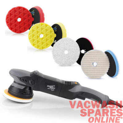 SHINEMATE EX620-5 21 MM ORBITAL - DUAL ACTION MASCHINENPOLIERER - 4 GLÄNZENDE PADS