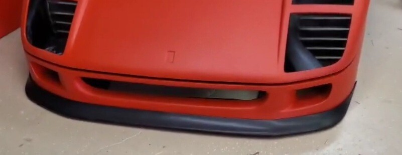 Ferrari F40 Front Spoiler US 62741100 FRP Carbon Composite FRP
