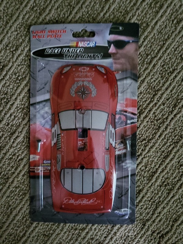NASCAR Dale Earnhardt Jr. Light Switch Cover Plate 8 Budweiser Car NEW