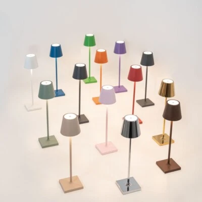 Lampade da tavolo Poldina Pro micro ricaricabili e dimmerabilI - Zafferano