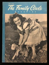 NORMA JEAN DOUGHERTY / MARILYN MONROE 1946 FAMILY CIRCLE HER FIRST U.S. MAGAZINE