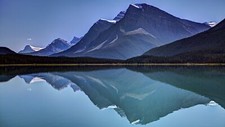 Landscape nature mountains water lake trees forest Custom Gaming Mat Desk