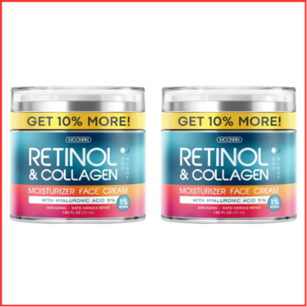 Moonrin Retinol Anti-Aging Face Cream 1.85oz - 2 Pack Moisturizer-image