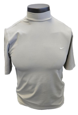 Nike Golf Shirt, Turtle Neck, grau, Atmungsaktiv,  Größe M, Herren, NEUWARE