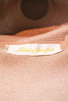 Vintage 1970s Sun Hat Tan Floppy Beach Doree of New York 22  display picture 1