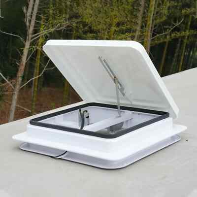 Skylight Roof Vent Camper Van Motorhome Horsebox Caravan 420mmx420mm White