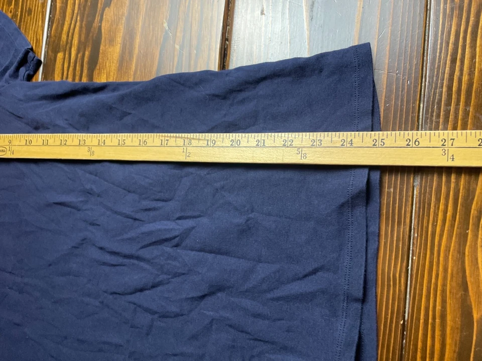 Merona Shirt Women's Size XL Blue The Ultimate Tee Solid Plain Short Sleeve - Image 4 of 4