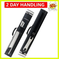 Compact 2x4 Hard Shell Pool Cue Case for Men  Women - Versatile Billiard Gear