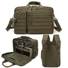 Tactical Gun Range Bag for Handguns and Ammo Pistol Case Shooting Range Backp...