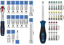 Bosch 1/4"-Ratschen-Set, 37-tlg.