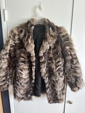 vintage Fox Fur Coat Size S/M
