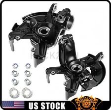 Front Steering Knuckles & Wheel Hub Bearings Assembly For VW Beetle Golf Jetta