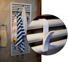 10 pcs Kitchen & Bathroom Radiator Hanger Clips Towel Clothes Scarf Hook Holder