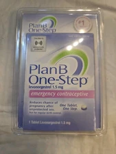  Plan B One-step Emergency Contraceptive, 1.5 Mg (1 Tablet) Exp 2028+