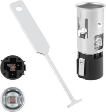 12V Cigarette Lighter Socket with Removal Tool, 12V Outlet Socket Replace Car Ci