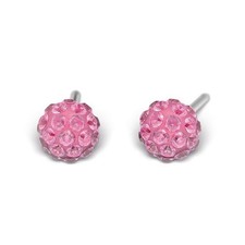 Studex Ohrringe Silber Feuerkugel Rose, 4,5 m...