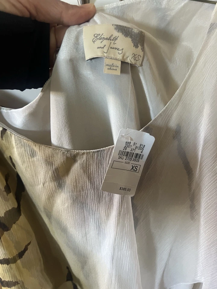 Vestido Elizabeth And James 100 % seda  Foto 4 de 4