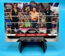 2025 Topps Now WWE John Cena The Rock Travis Scott #27